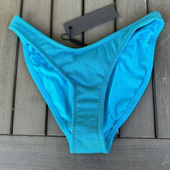 TRIANGL BOTTOM ONLY MICA - NORMAL BABY BLUE SPARKLE NO BAG NEW WITH TAGS - Picture 6 of 7